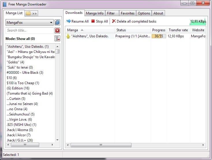 fmd manga fox not working